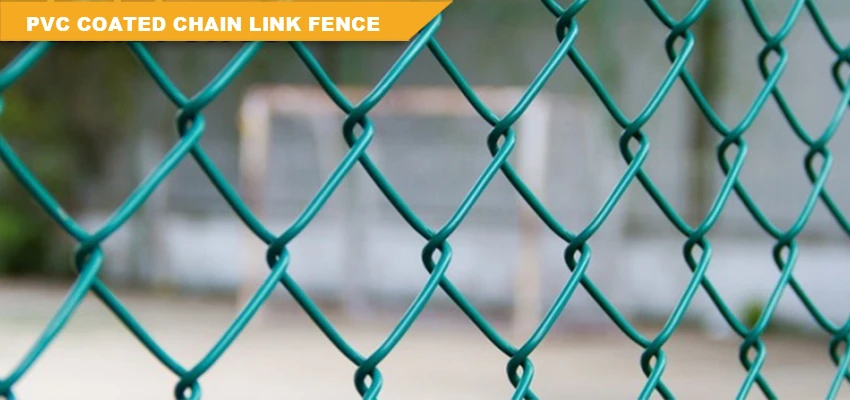 PVC COATED CHAIN LINK FENCE